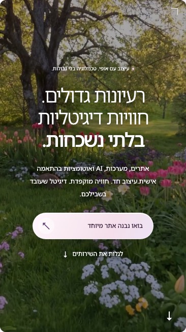 צילום מסך של אתר Jazzy’s בטלפון
